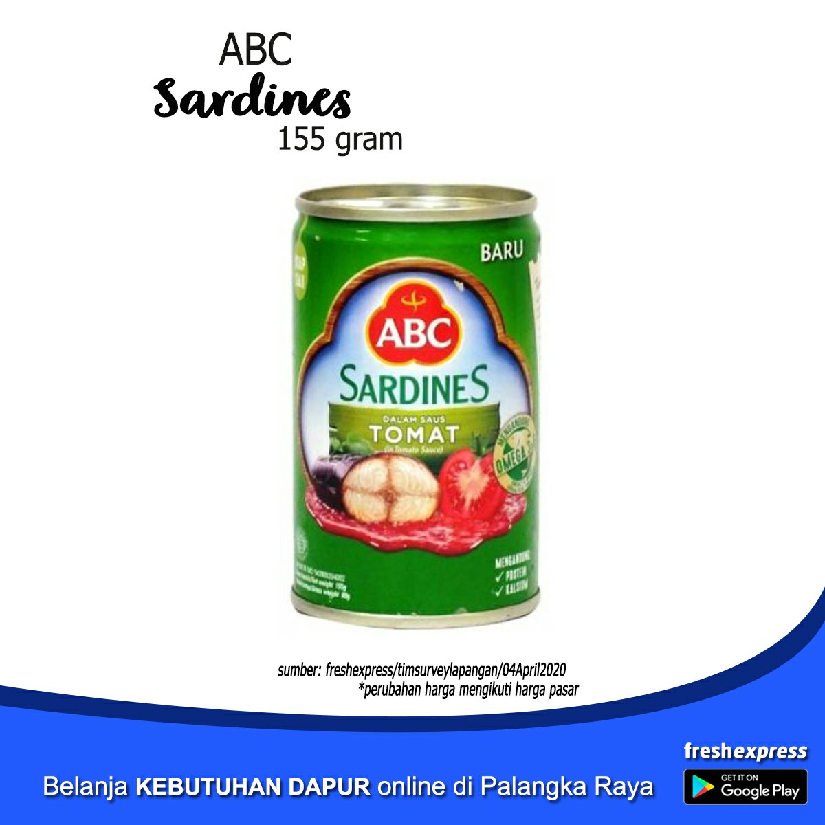 ABC Sardines 155 Gram