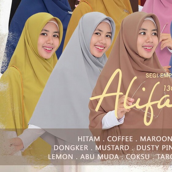 JILBAB SEGIEMPAT MERK ALIFA PER UNIT 2