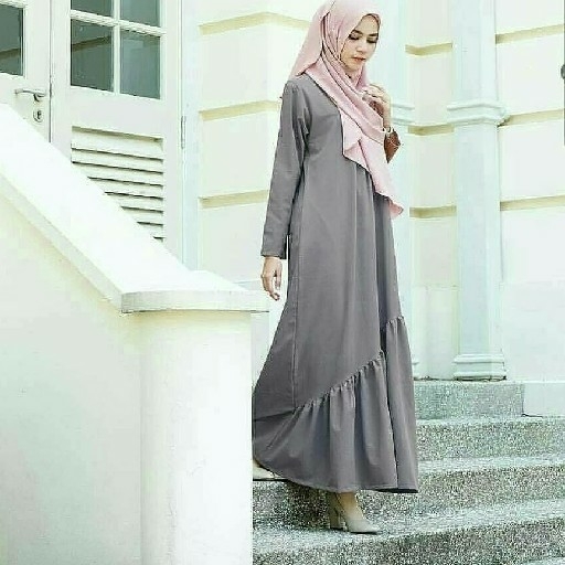 ALMA DRESS GREY Dan DUSTY