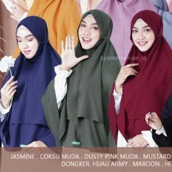 JILBAB SEMI INSTANT MERK ALUNA PER UNIT 2