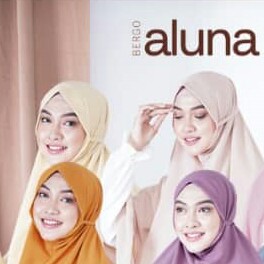 JILBAB SEMI INSTANT MERK ALUNA PER UNIT 3