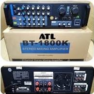 AMPLIFIER ATL BT1800K PROFESIONAL MIXING ATL BT 1800K MERK WISDOM PER 2