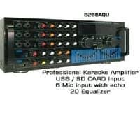 AMPLIFIER DAT B208QU PROFESUONAL KARAOKE AMPLIFIER USBSD CARD INPUT B 2