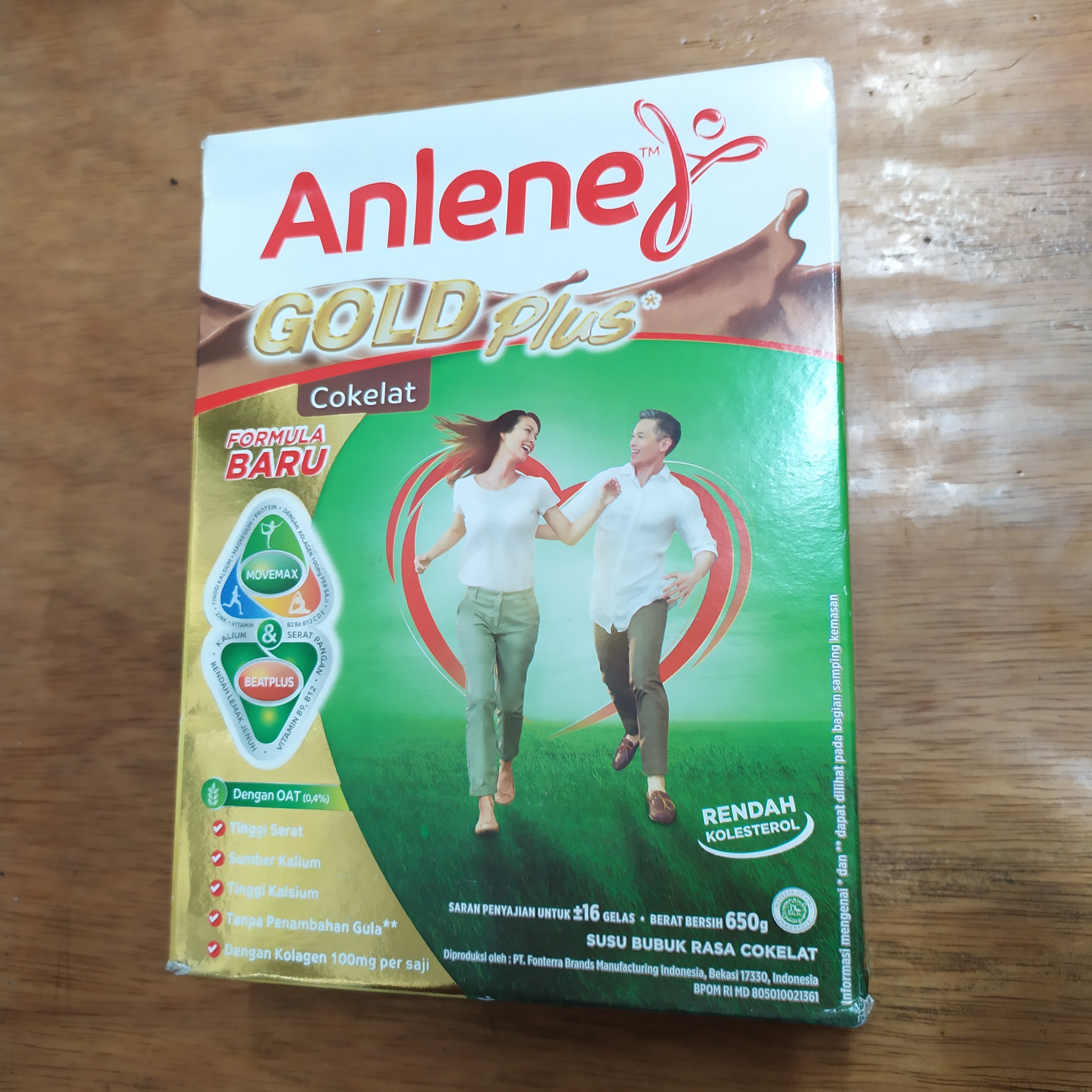 ANLENE GOLD PLUS COKLAT