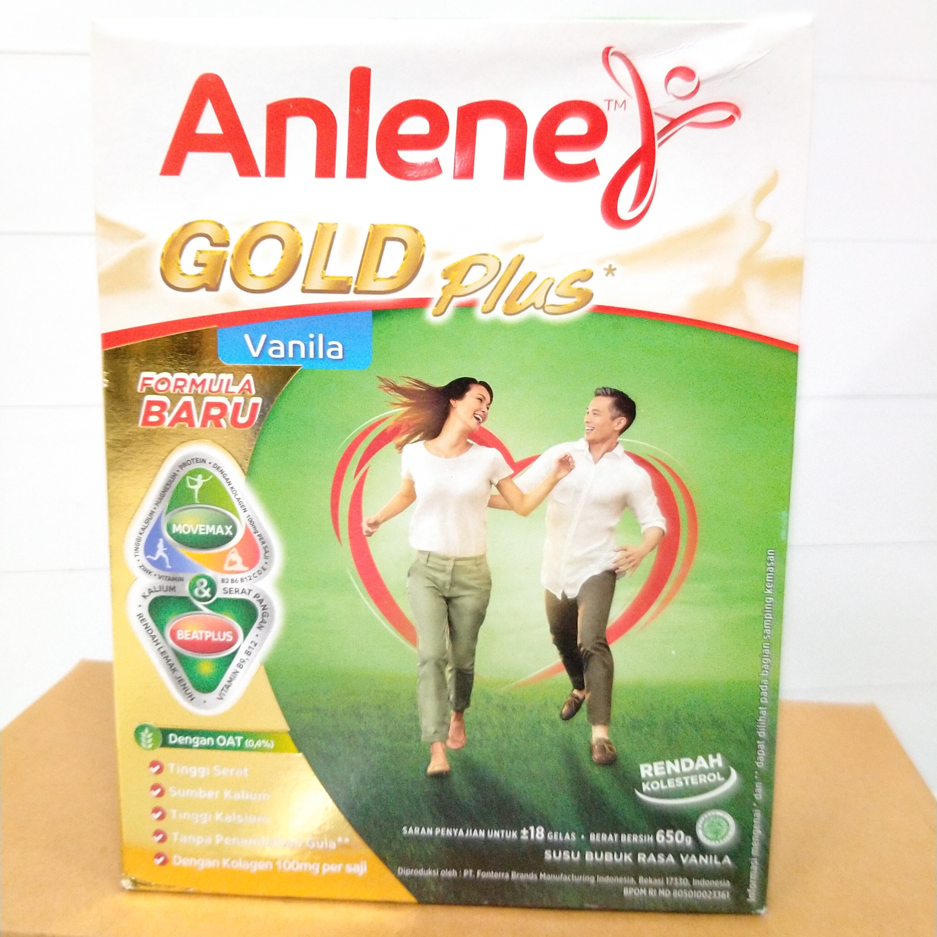 ANLENE GOLD VANILA 650