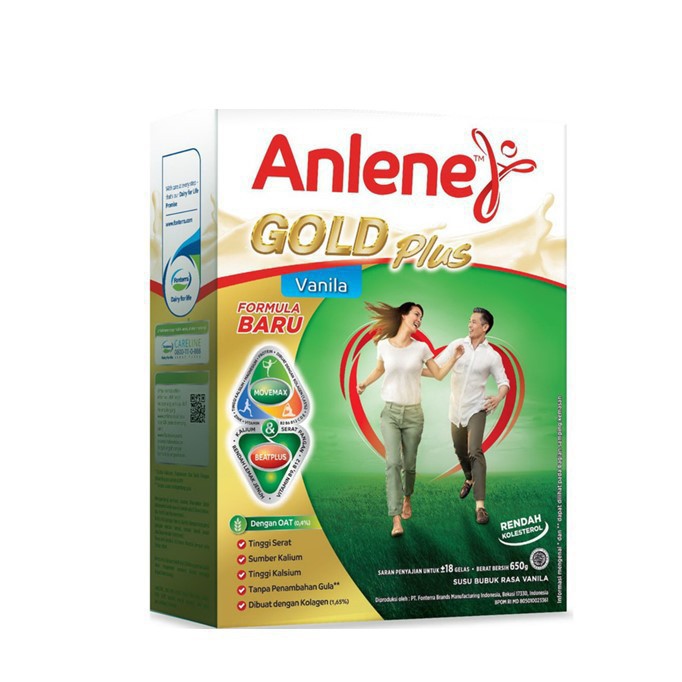 ANLENE HI-CALC NON FAT GOLD >51TH KOTAK 600 GR