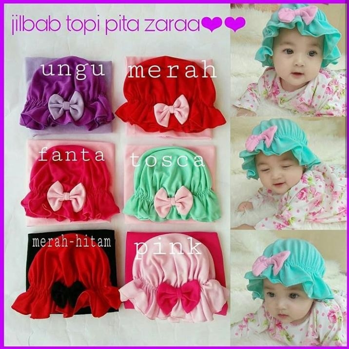 ARH3 JILBAB TOPI PITA