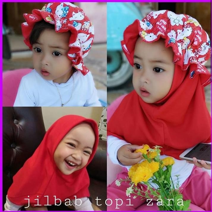 ARH8 JILBAB TOPI