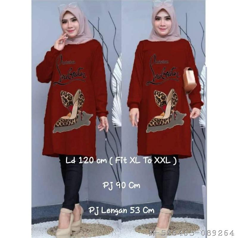 ATASAN TUNIK WANITA JUMBO HEELS RAYON 3