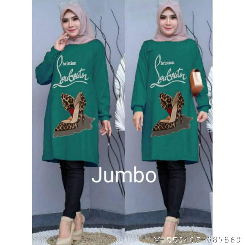 ATASAN TUNIK WANITA JUMBO HEELS RAYON 4