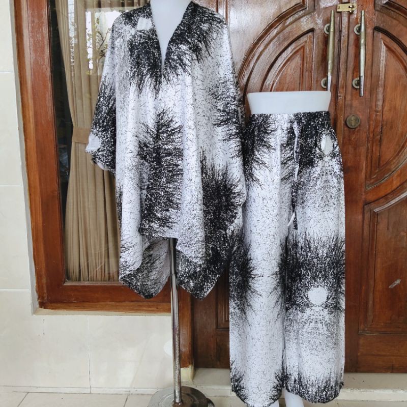 AUTER SET CARDIGAN  KULOT SMOKE BALI 5