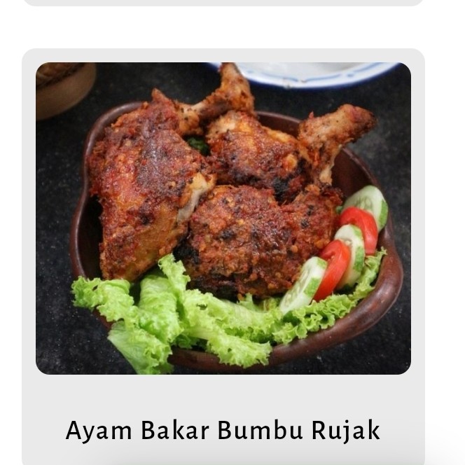 AYAM BAKAR BUMBU RUJAK