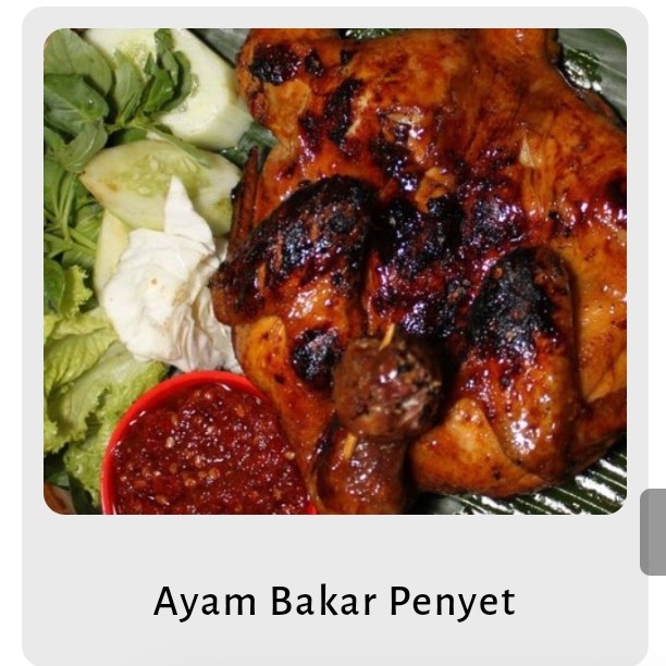 AYAM BAKAR PENYET