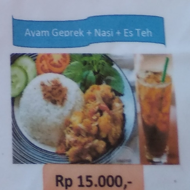 AYAM GEPREK FREE NASI DAN ES TEH