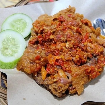 AYAM GEPREK TANPA NASI