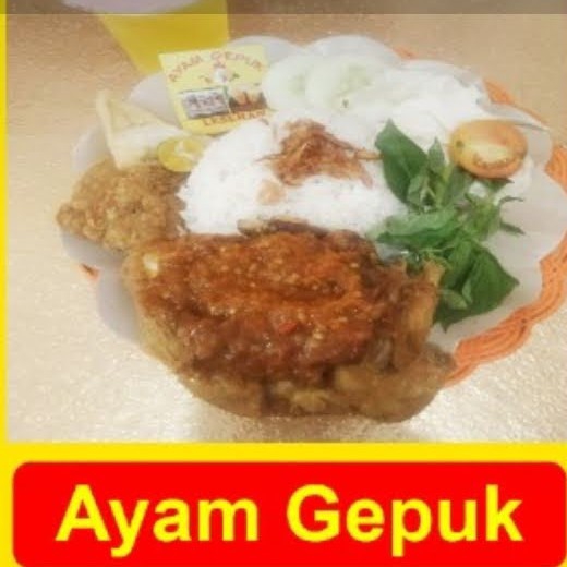 AYAM GEPUK AMBYAR SAMBAL BAWANG FREE ES LEMON