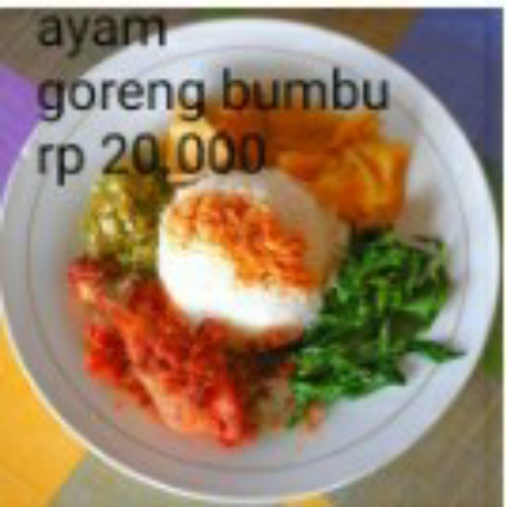 AYAM GORENG BUMBU PLUS NASI