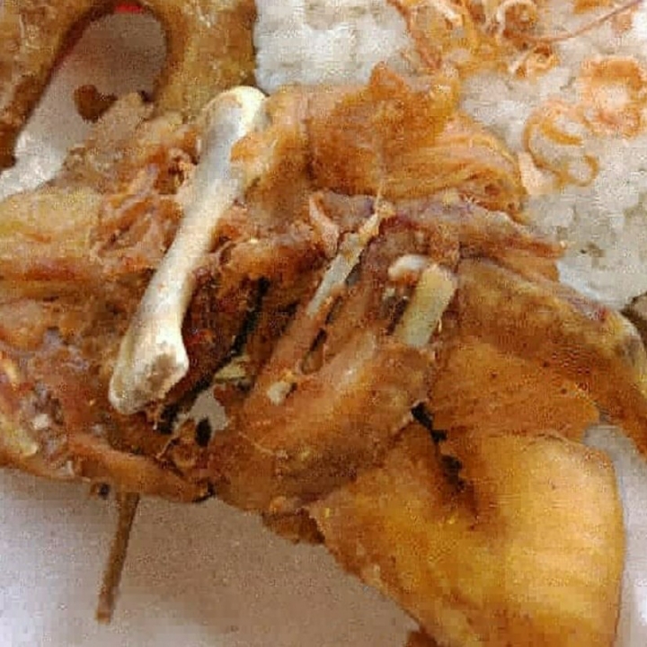 AYAM PENYET TANPA NASI