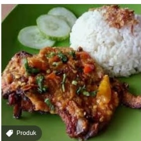 AYAM PENYET-NASI