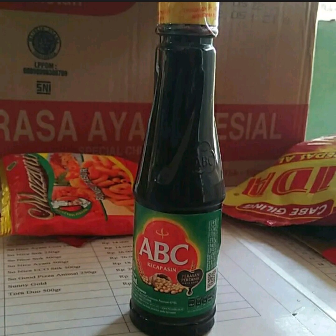 Abc Kecap Asin Botol 135ml