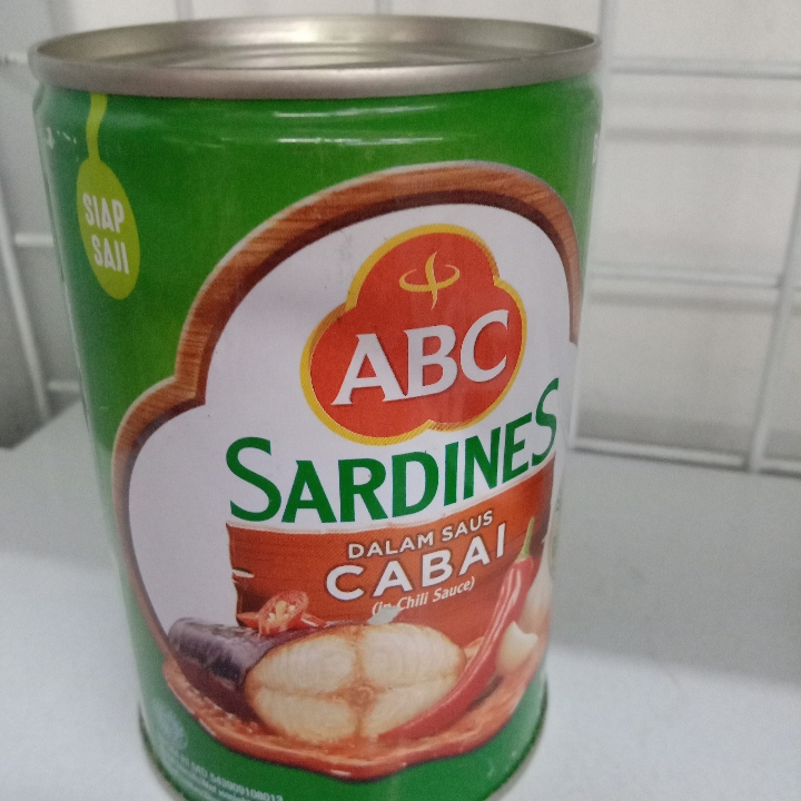 Abc Sarden Pedas 425g