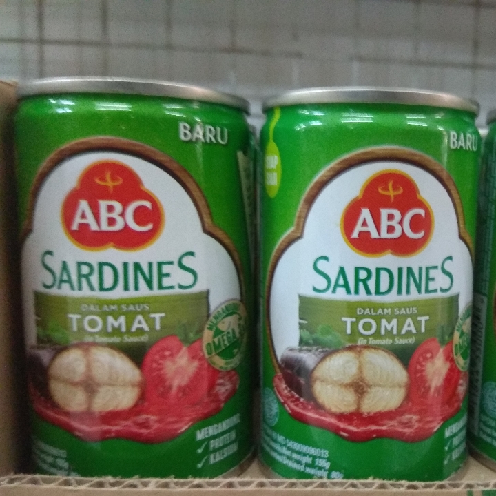 Abc Sardines Tomat 155g