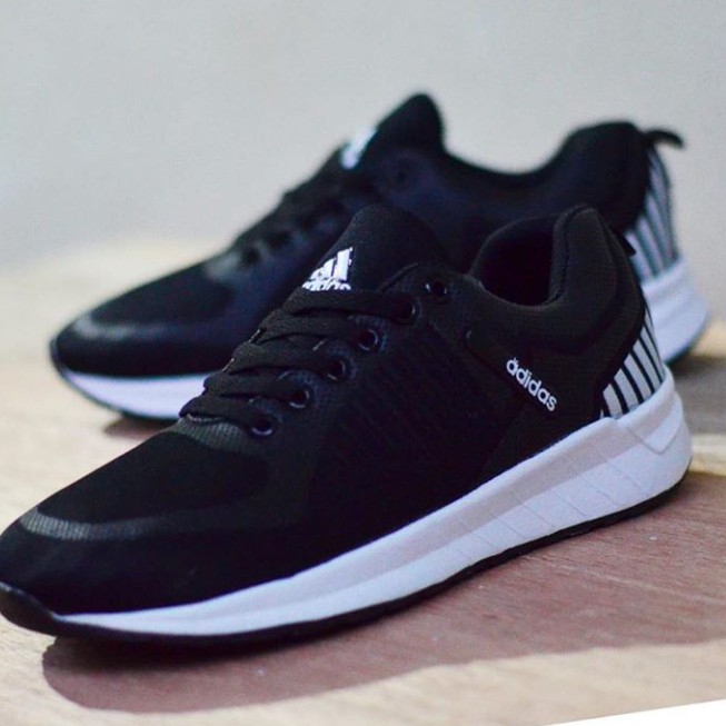 Adidas Neo Hitam List Putih