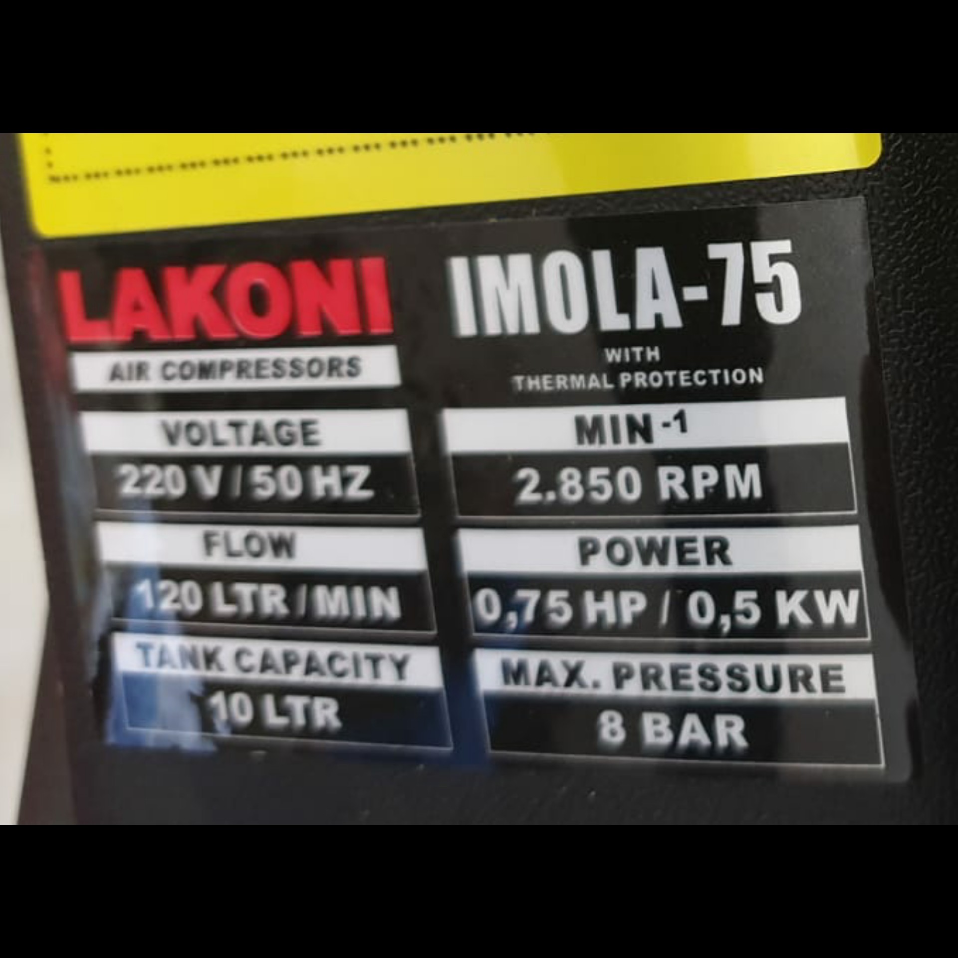 Air Compressor Lakoni Imola-75 5