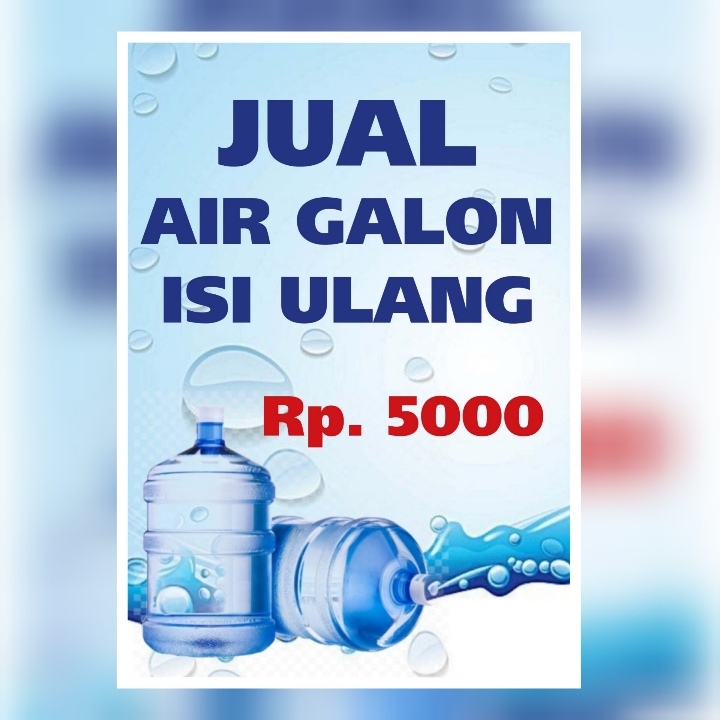 Air RO Galon Isi Ulang