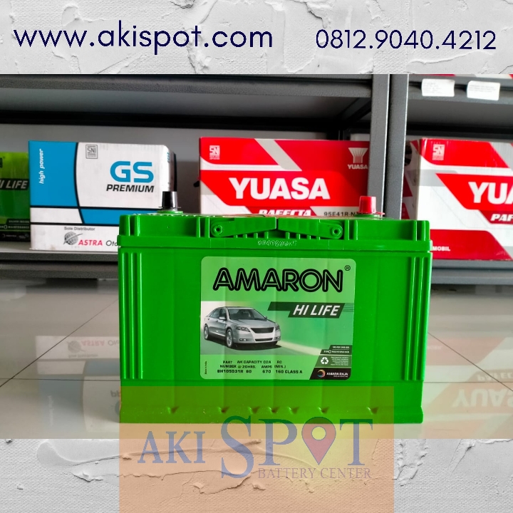 Aki Mobil Amaron HL 105D31R 80Ah Aki Kering Harga Tukar Tambah 2