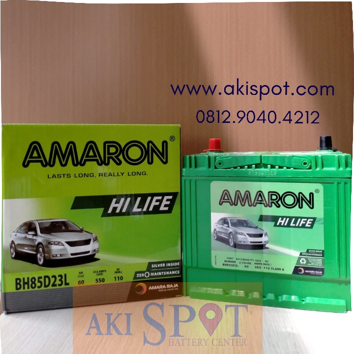 Aki Mobil Amaron HL 85D23L 60Ah Aki Kering Harga Tukar Tambah