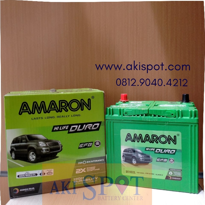 Aki Mobil Amaron HL Q85 65Ah Aki Kering Harga Tukar Tambah