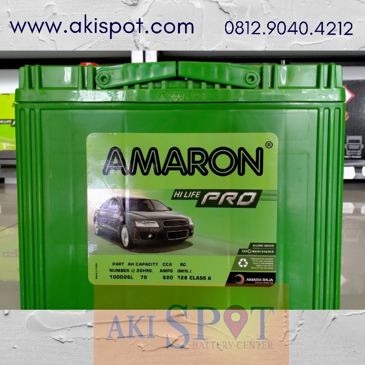 Aki Mobil Amaron HLP 100D26L 70Ah Aki Kering Harga Tukar Tambah 2