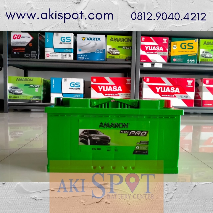 Aki Mobil Amaron HLP Din 100 100Ah Aki Kering Harga Tukar Tambah 2