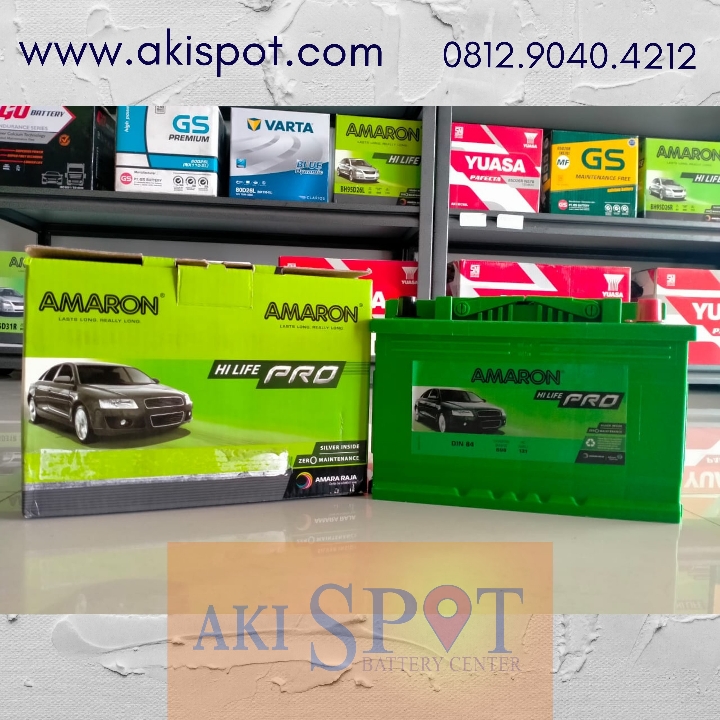 Aki Mobil Amaron HLP Din 84 84Ah Aki Kering Harga Tukar Tambah