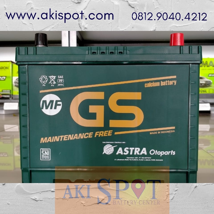 Aki Mobil GS MF 80D26L 70Ah Aki Kering Harga Tukar Tambah 2