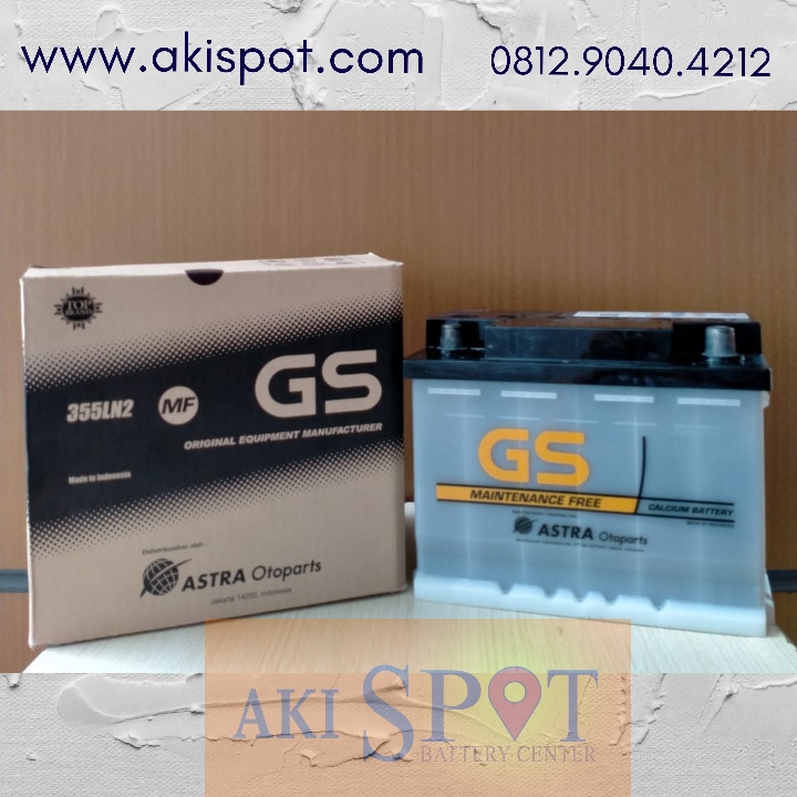 Aki Mobil GS MF LN2 60Ah Aki Kering Harga Tukar Tambah