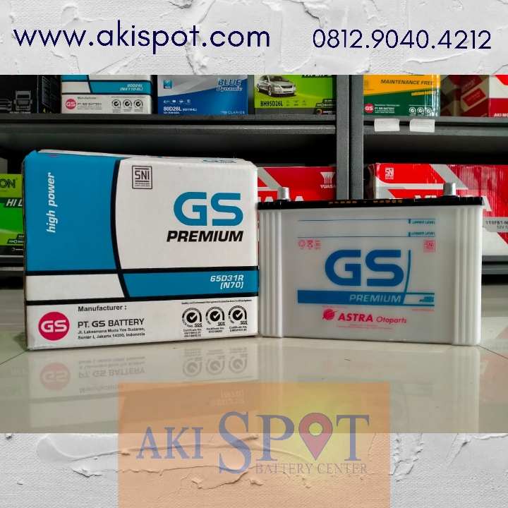 Aki Mobil GS Premium N70 70Ah Aki Basah Harga Tukar Tambah