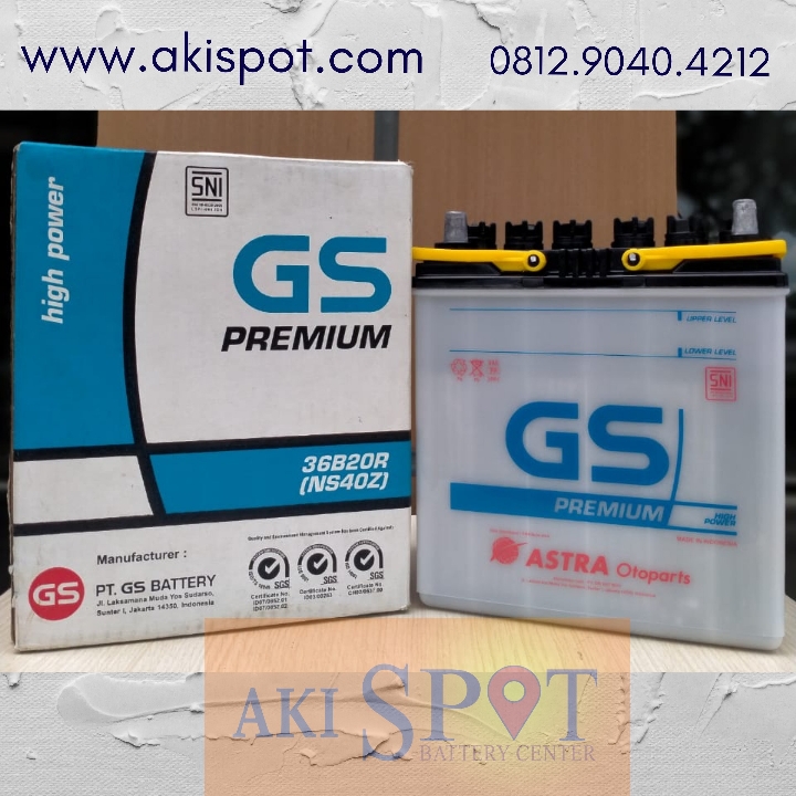 Aki Mobil GS Premium NS 40 Z 35Ah Aki Basah Harga Tukar Tambah