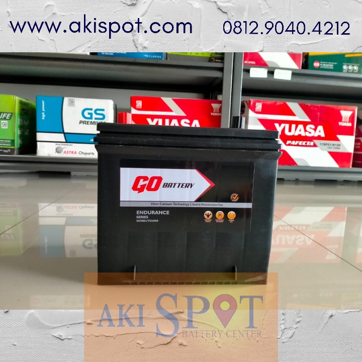 Aki Mobil Go Battery 55D23L 60Ah Aki Kering Harga Tukar Tambah 2