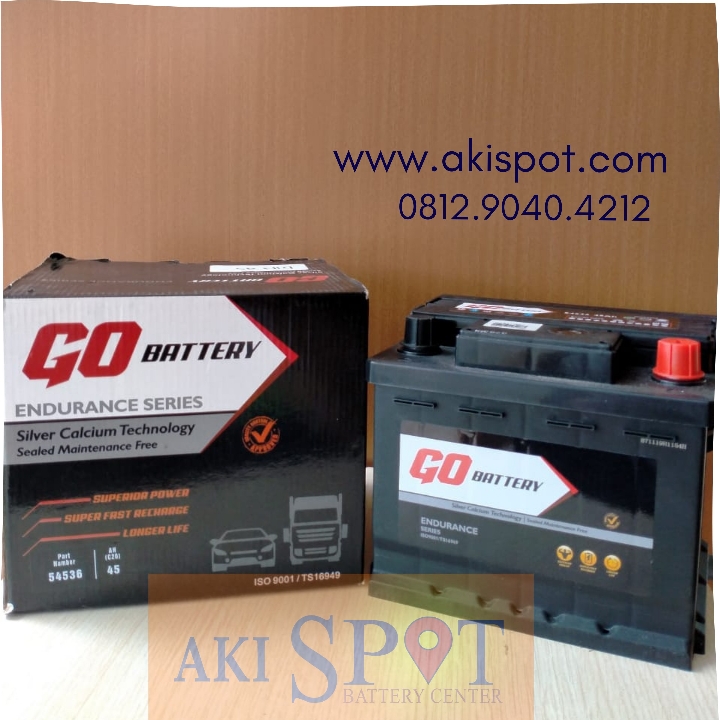 Aki Mobil Go Battery Din 45 45Ah Aki Kering Harga Tukar Tambah