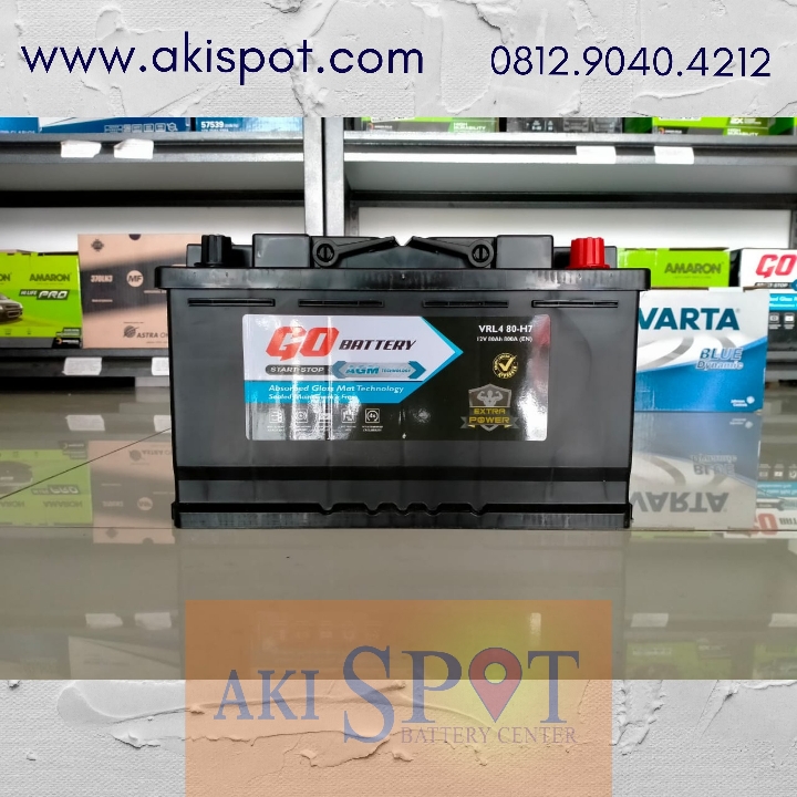 Aki Mobil Go Battery VRL4 80Ah Aki Kering Harga Tukar Tambah 2