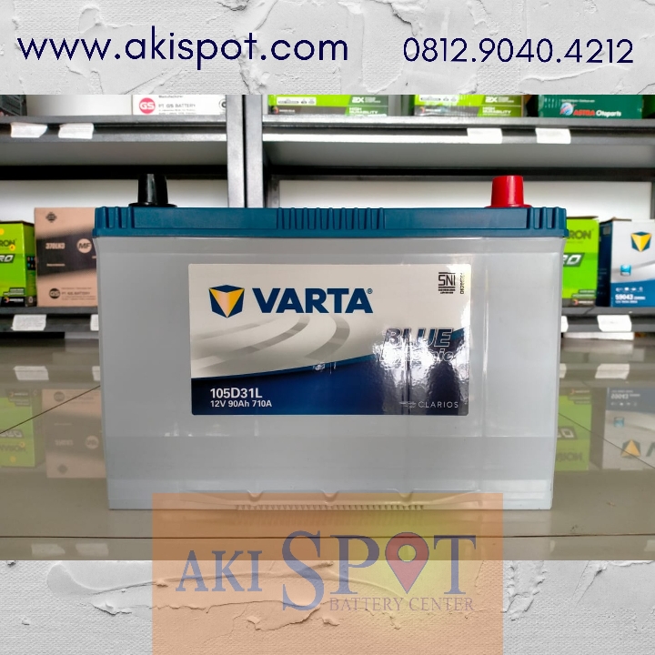 Aki Mobil Varta 105D31L 90Ah Aki Kering Harga Tukar Tambah 2