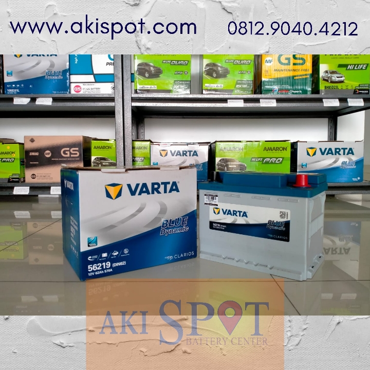 Aki Mobil Varta Din 62 62Ah Aki Kering Harga Tukar Tambah