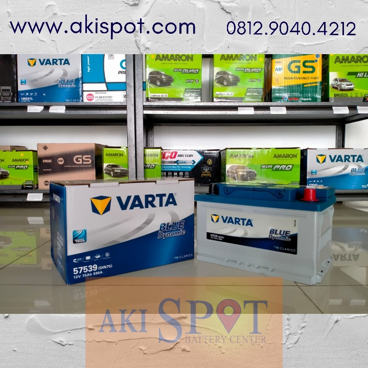 Aki Mobil Varta Din 75 75Ah Aki Kering Harga Tukar Tambah