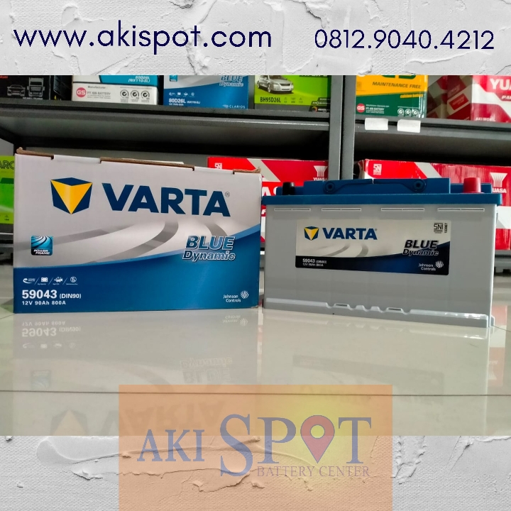 Aki Mobil Varta Din 90 90Ah Aki Kering Harga Tukar Tambah