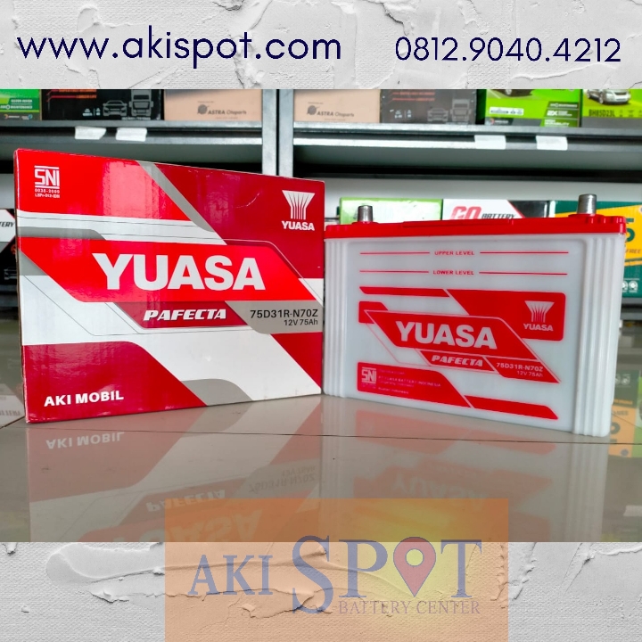 Aki Mobil Yuasa N 70 Z 75Ah Aki Basah Harga Tukar Tambah