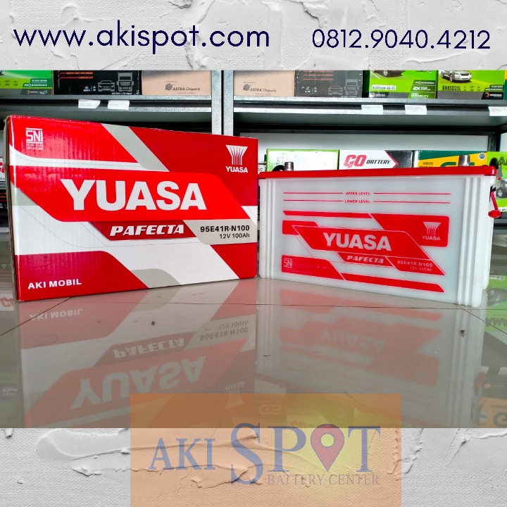 Aki Mobil Yuasa N100 100Ah Aki Basah Harga Tukar Tambah