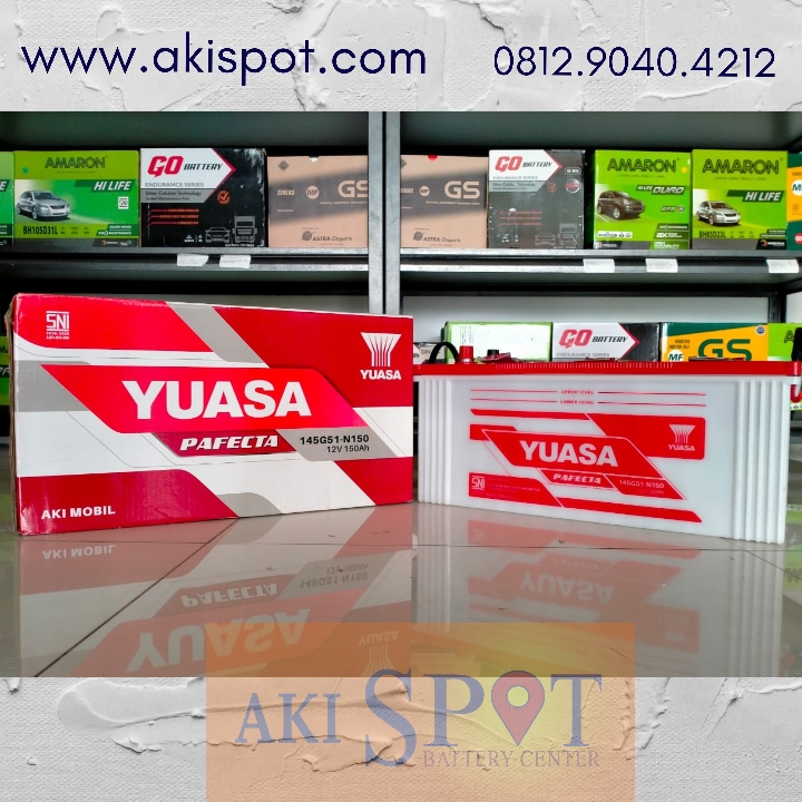 Aki Mobil Yuasa N150 150Ah Aki Basah Harga Tukar Tambah