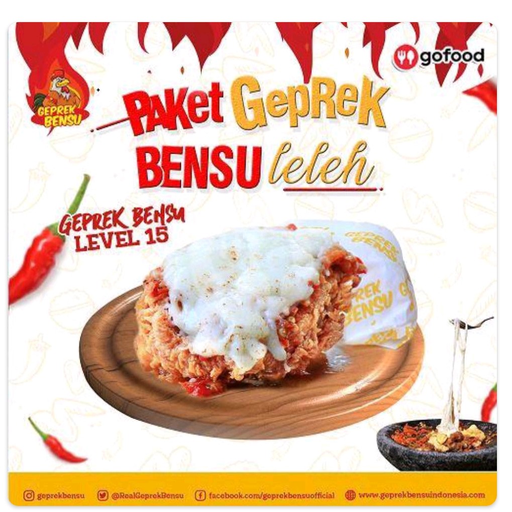 Alacarte Geprek Bensu Leleh Level 15